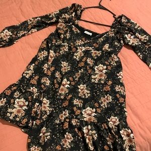 Floral print mini babydoll Abercrombie dress